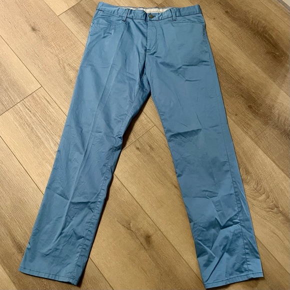 Calvin Klein Other - Calvin Klein Men's Sateen Casual Pants Nocturnal‎ Blue 34x31.5” Cotton Office